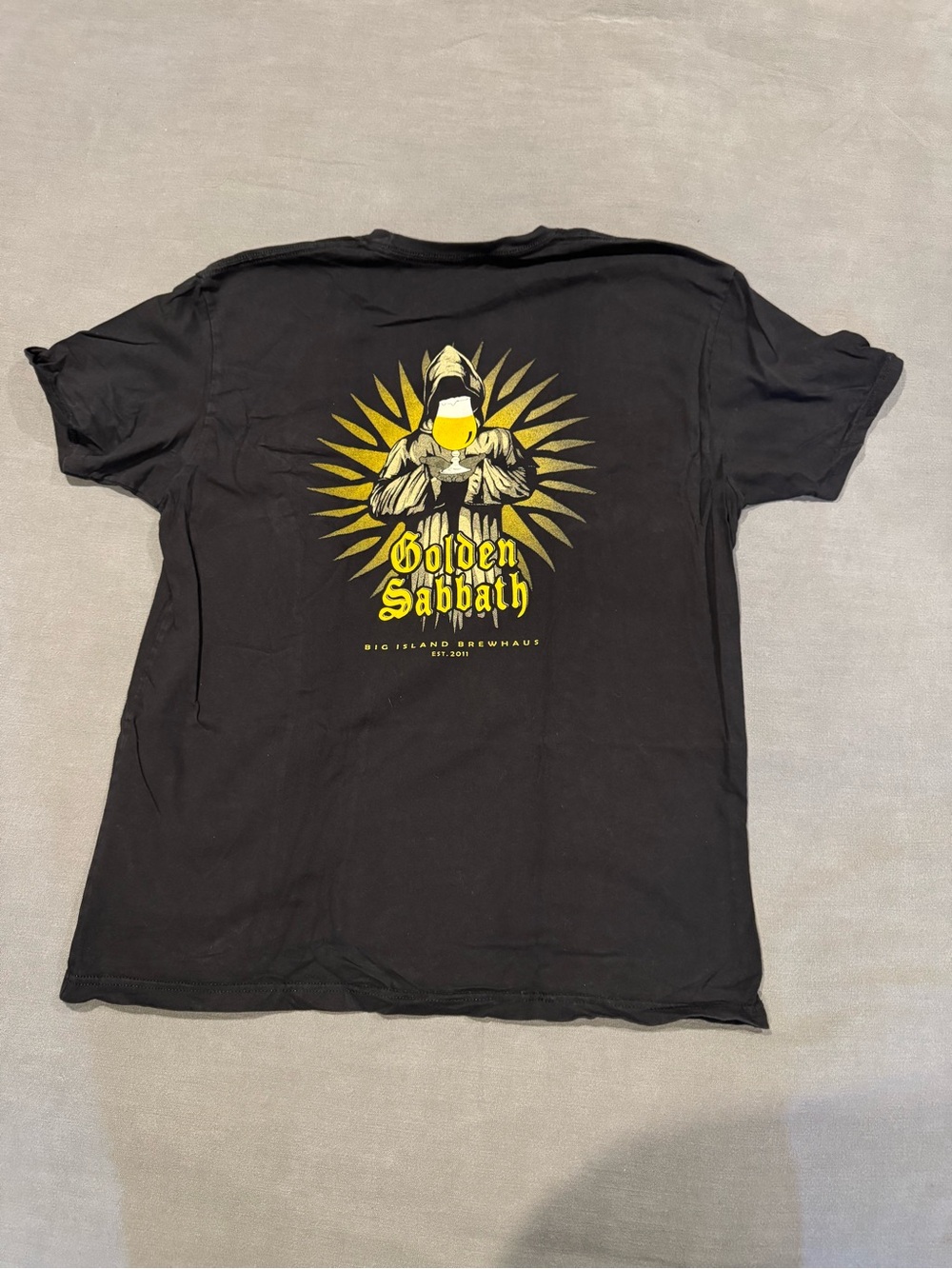 Big Island Brewhaus, Black Graphic Tee